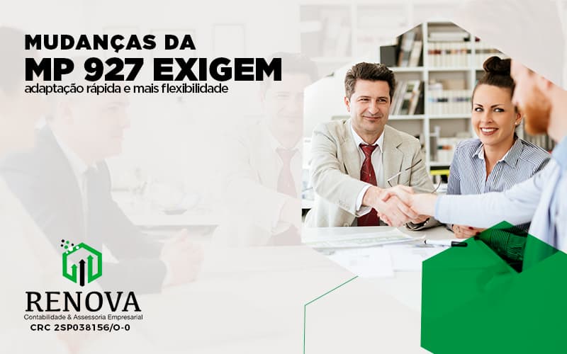 Mudancas Da Mp 927 Exigem Adaptacao Rapida E Mais Flexibilidadeg - Renova Contabilidade & Assessoria Empresarial em São Paulo